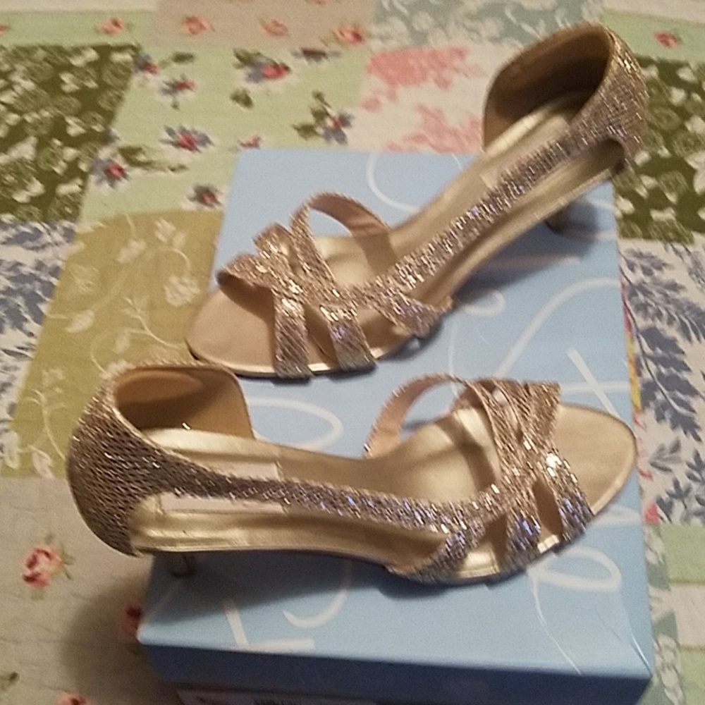 Gold heels